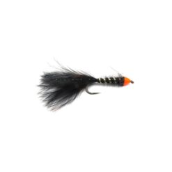 STREAMER MARABOU LEECH black/orange